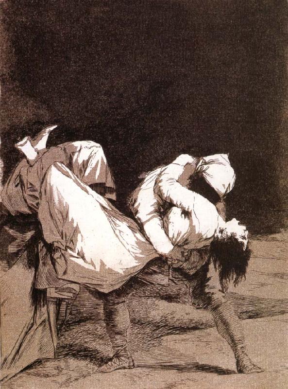 Francisco Goya Que se la llevaron Sweden oil painting art